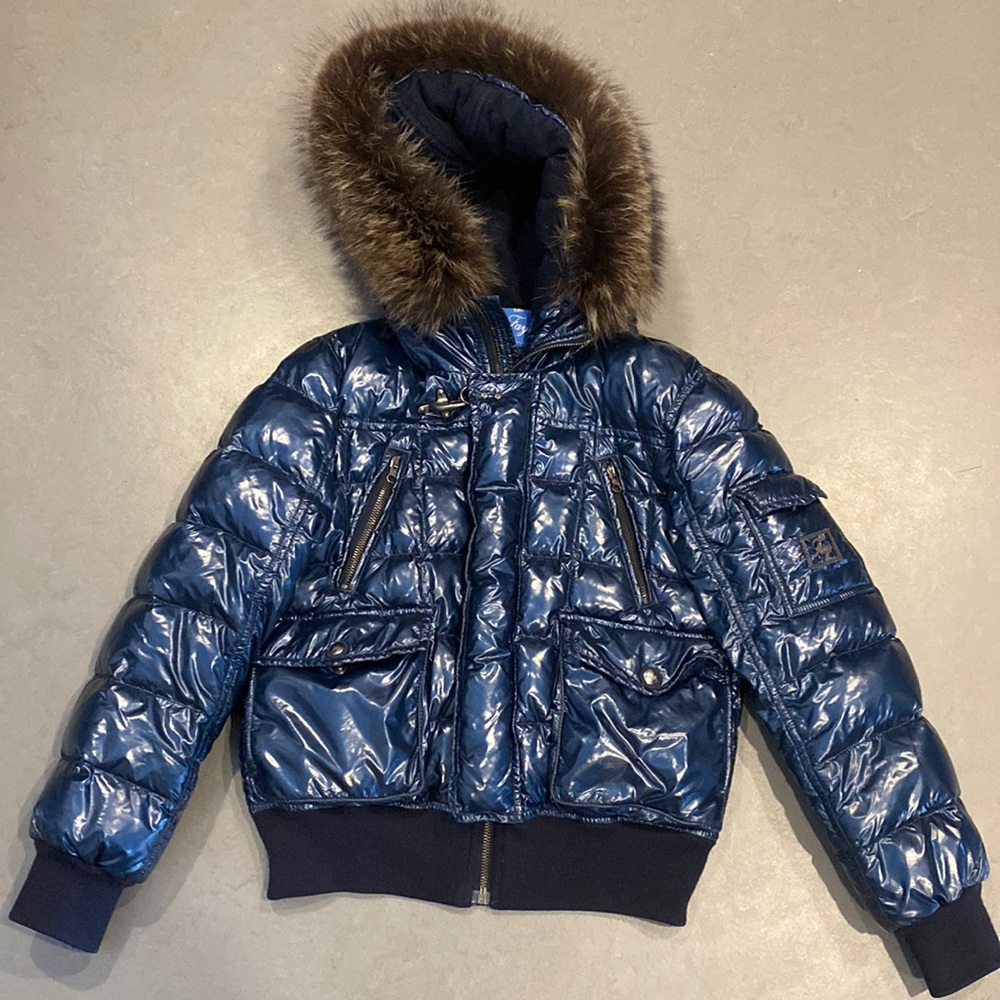 Fay navy down filled jacket 12Y